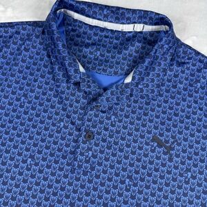 Puma Golf Mattr Roar Golf Polo Mens Size XL? Star Sapphire